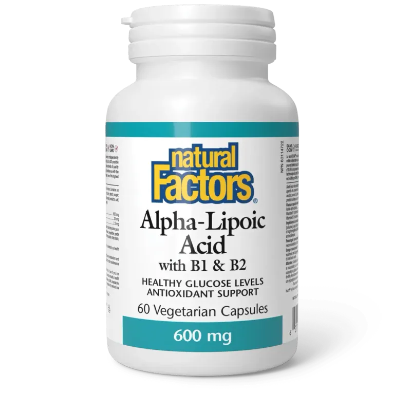 NATURAL FACTORS ALPHA LIPOIC ACID 200MG 60 CAPS