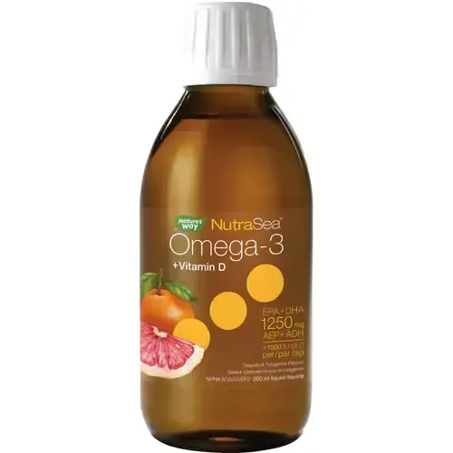 NUTRASEA +D OMEGA 3 GRAPEFRUIT TANGERINE 200ML