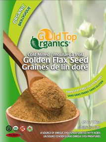 GOLD TOP FLAX SEED MILLED GOLD 454G