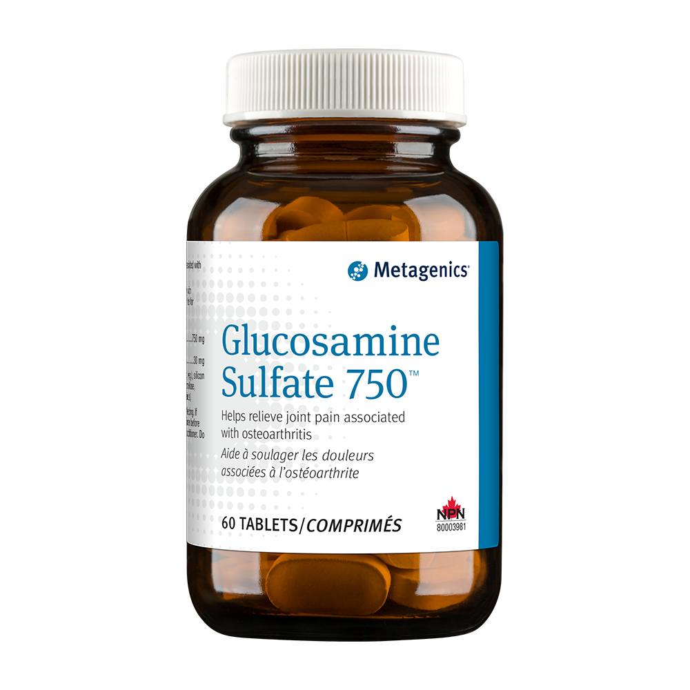 METAGENICS GLUCOSAMINE SULFATE 750 60 CAPS