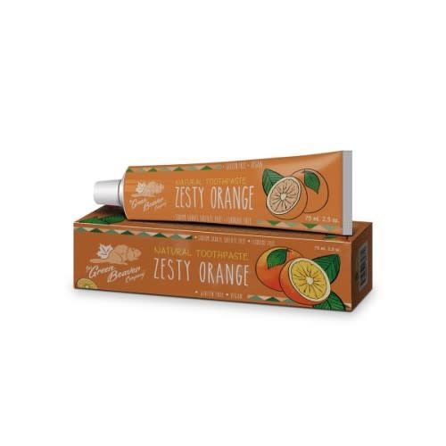 GREEN BEAVER TOOTHPASTE - ZESTY ORANGE - 75ML