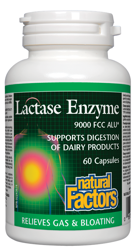 NATURAL FACTORS LACTASE ENZYME 60 CAPS