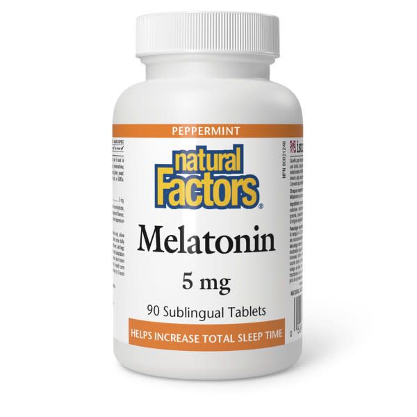 NATURAL FACTORS MELATONIN 5 MG 90 SUBLINGUAL TABLETS