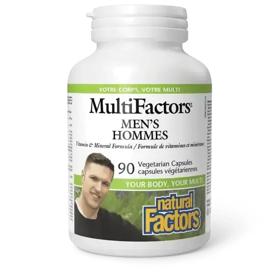 NATURAL FACTORS MULTIFACTORS MEN'S 90 VEGICAPS