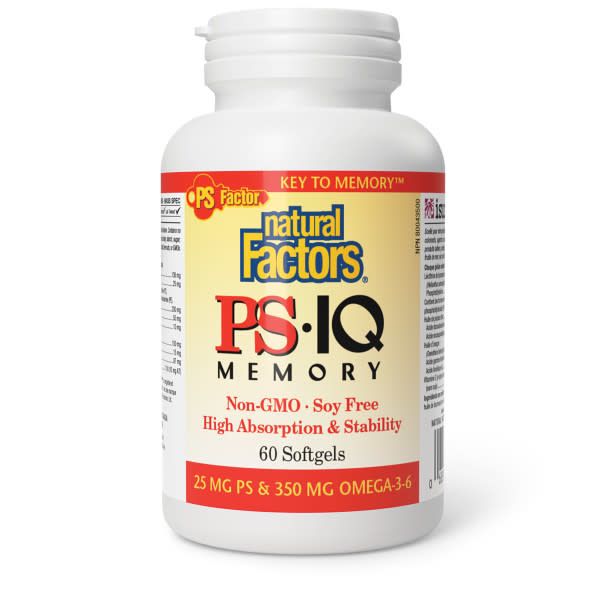 NATURAL FACTORS PS IQ MEMORY 60 SOFTGELS