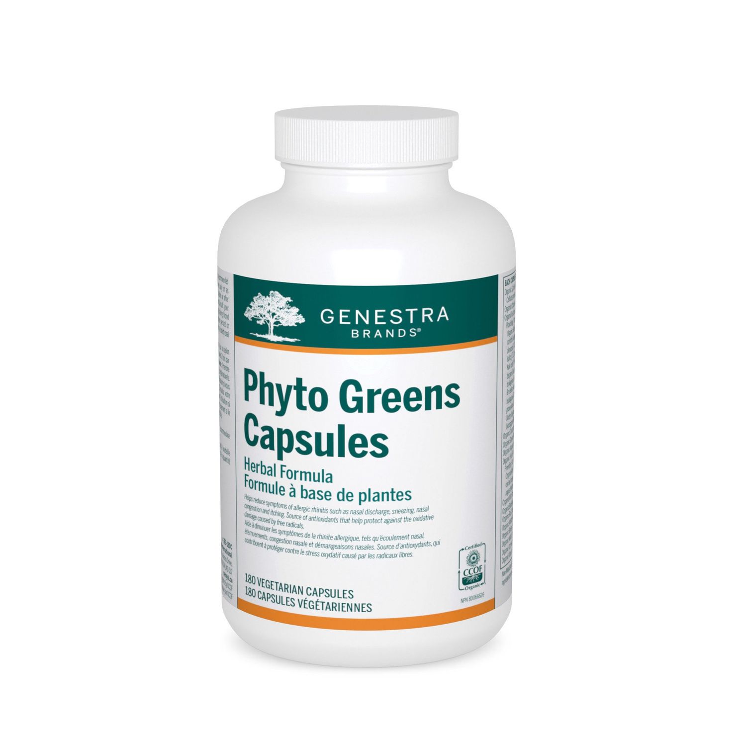 GENESTRA PHYTO GREENS 180 VEGICAPS