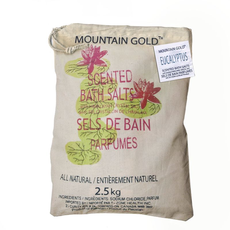 MOUNTAIN GOLD SCENTED BATH SALTS EUCALYPTUS 2.5KG