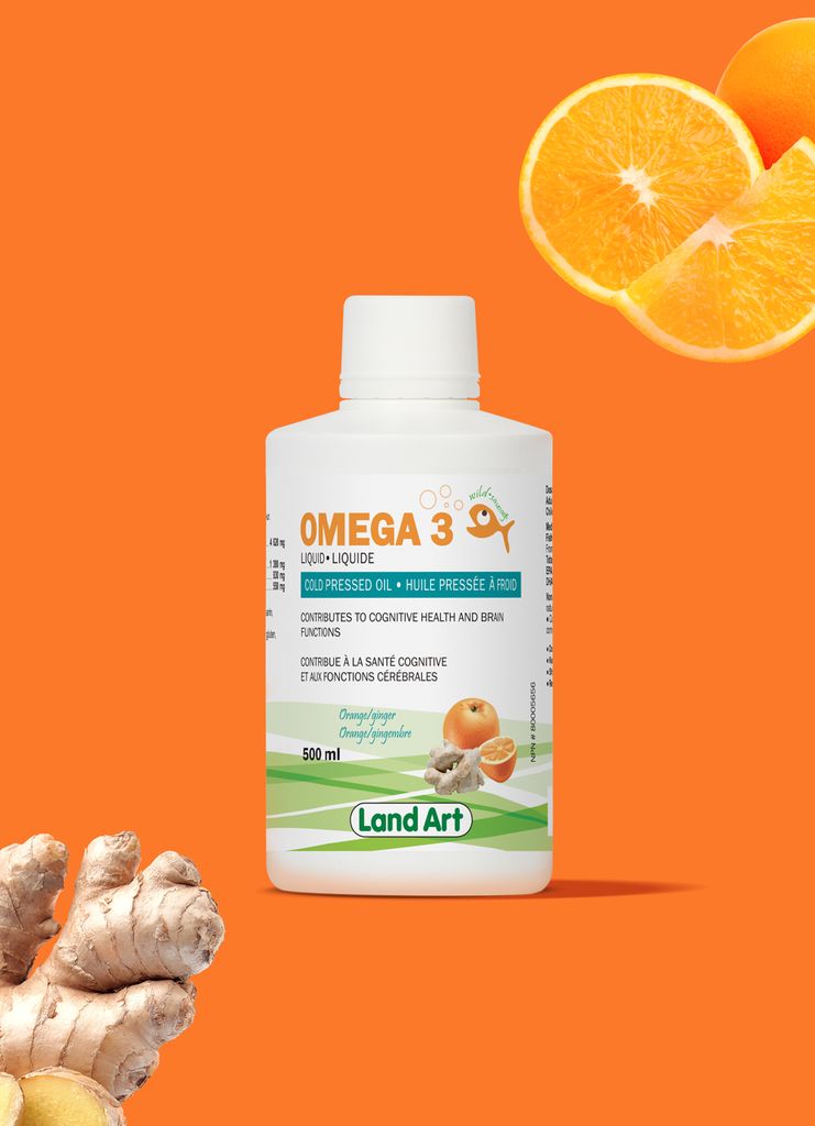 LAND ART OMEGA 3  - ORANGE GINGER - 250ML