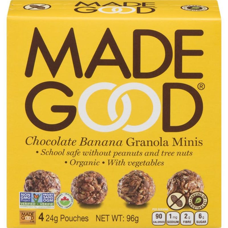 MADE GOOD CHOCOLATE BANANA GRANOLA MINIS POUCH