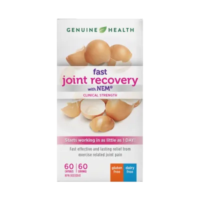 GENUINE HEALTH FAST JOINT RECOVERY w/NEM 60 CAPS GENUINE HEALTH FAST JOINT RECOVERY w/NEM 60 CAPS
