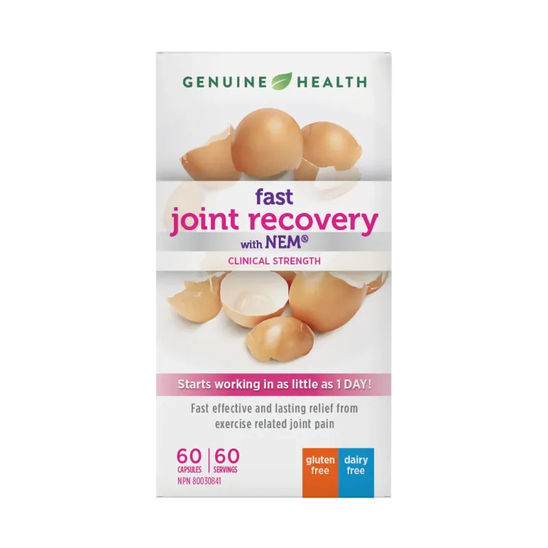 GENUINE HEALTH FAST JOINT RECOVERY w/NEM 60 CAPS