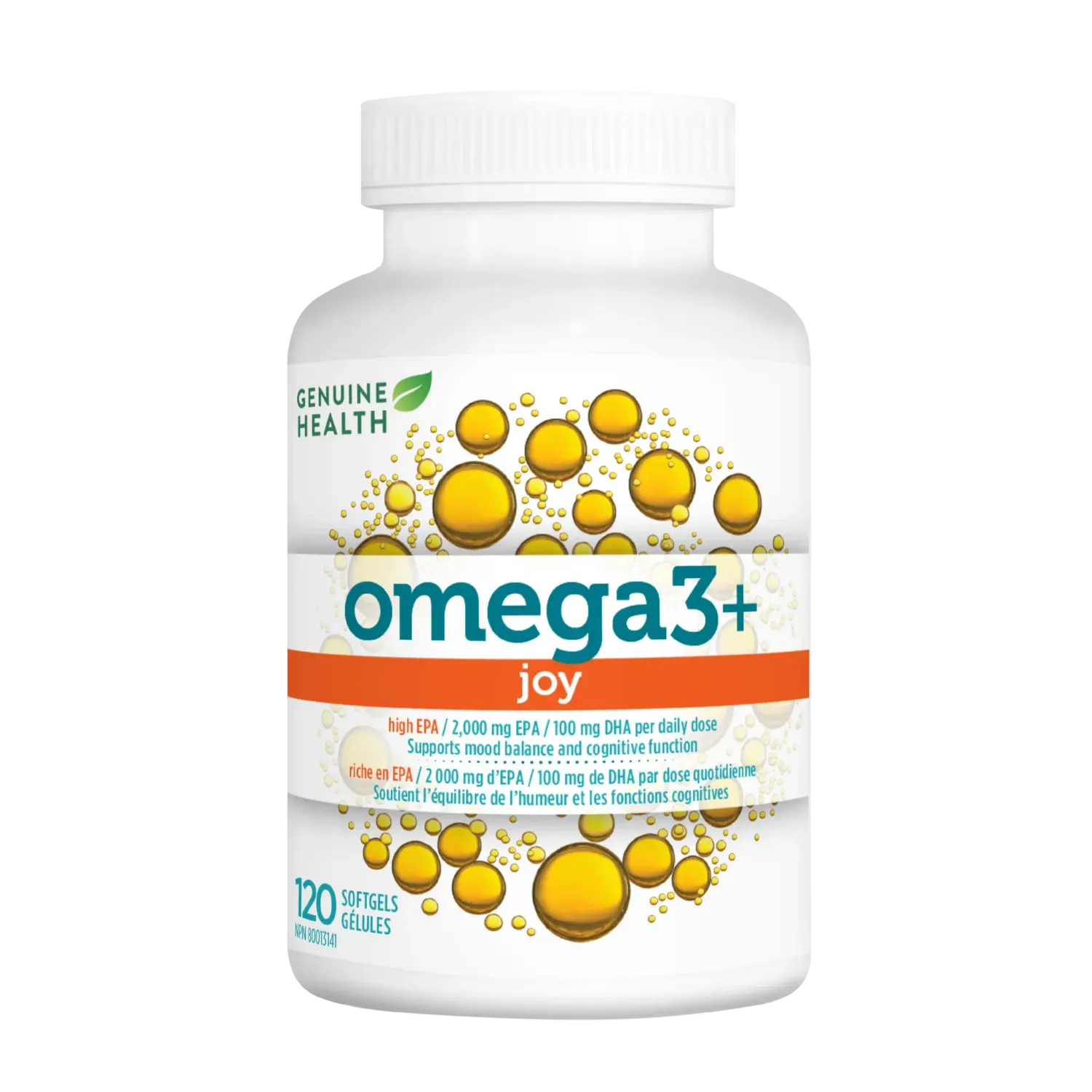 GENUINE HEALTH OMEGA3+ JOY 120 SOFTGELS