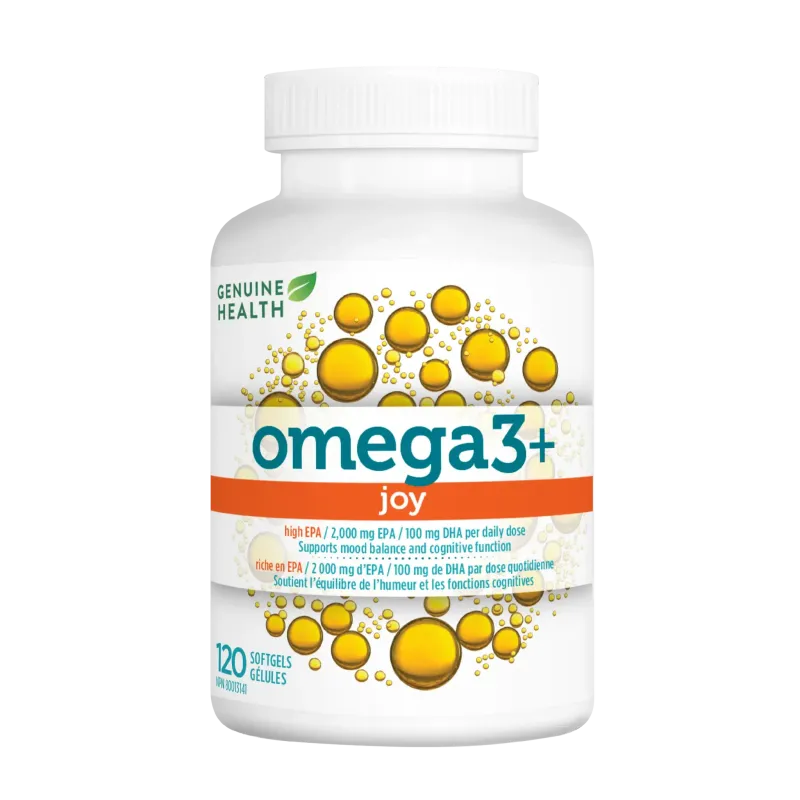 GENUINE HEALTH OMEGA3+ JOY 120 SOFTGELS