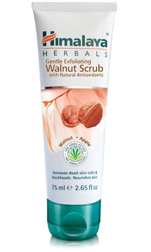 HIMALAYA EXFOLIATING WALNUT &amp; WOOD APPLE FACE SCRUB 75ML