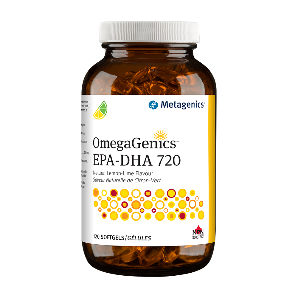 METAGENICS OMEGAGENICS EPA-DHA 720 LEMON-LIME 120 SOFTGELS