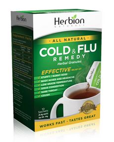 HERBION REMEDY FOR COLD AND FLU 10 SACHETS