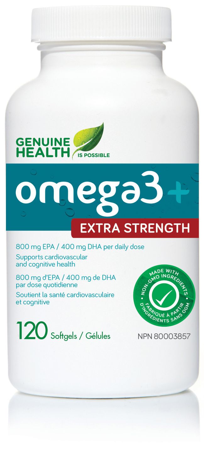 GENUINE HEALTH OMEGA 3 EXTRA STRENGTH 120 SOFTGELS