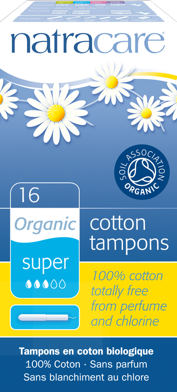 NATRACARE TAMPONS - SUPER - WITH APPLICATOR 16 COUNT