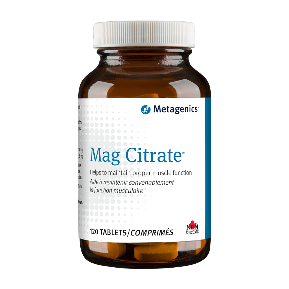 METAGENICS MAG CITRATE 120 TABS