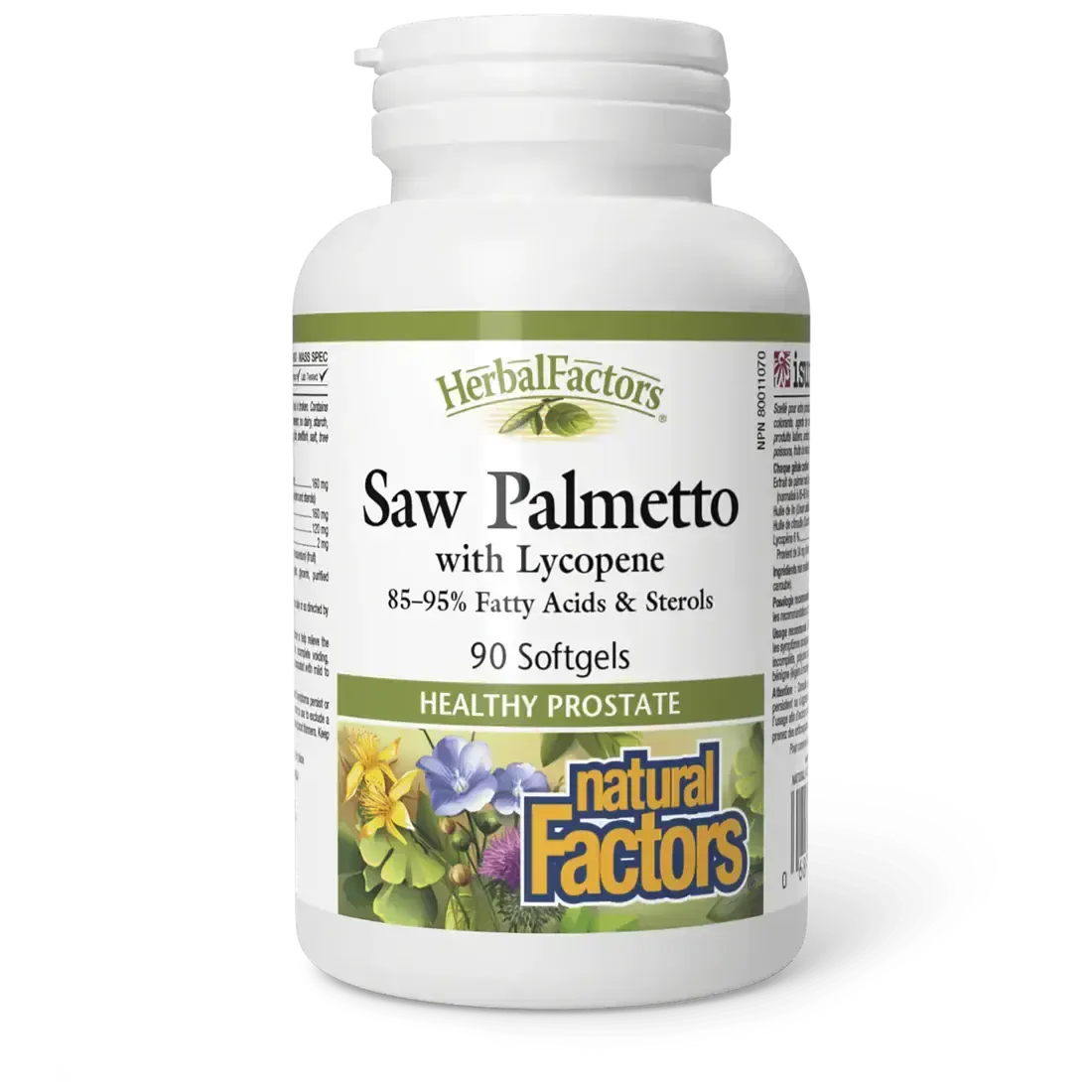 NATURAL FACTORS SAW PALMETTO WITH LYCOPENE 90 SOFTGELS