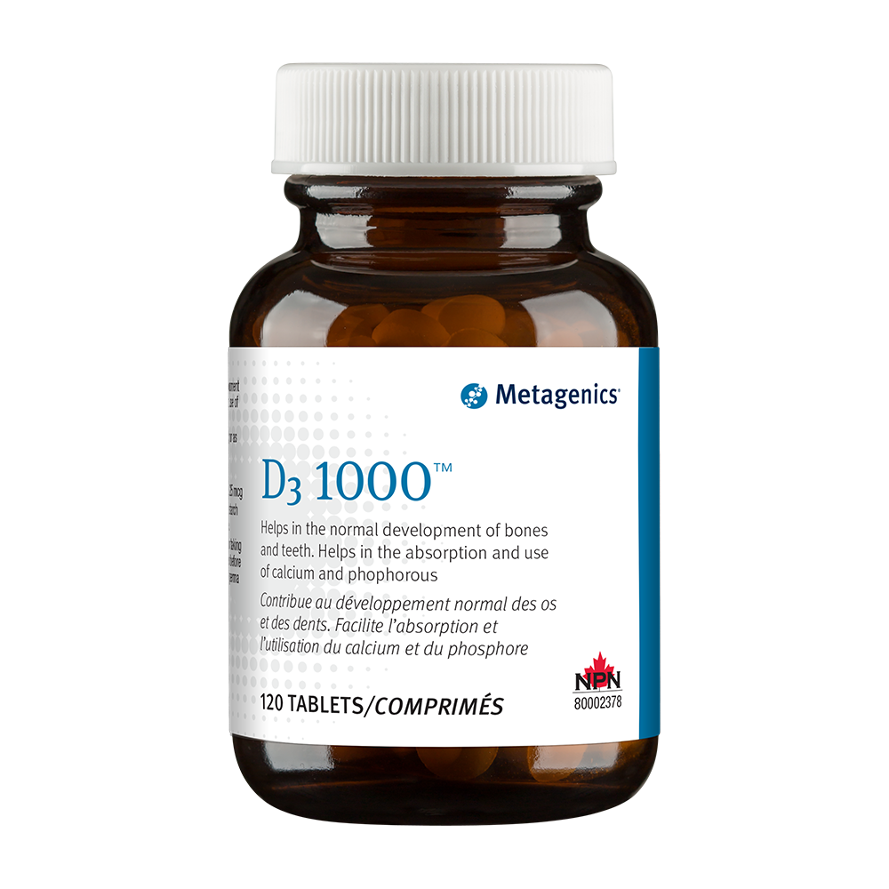 METAGENICS D3 1000IU 120 TABS
