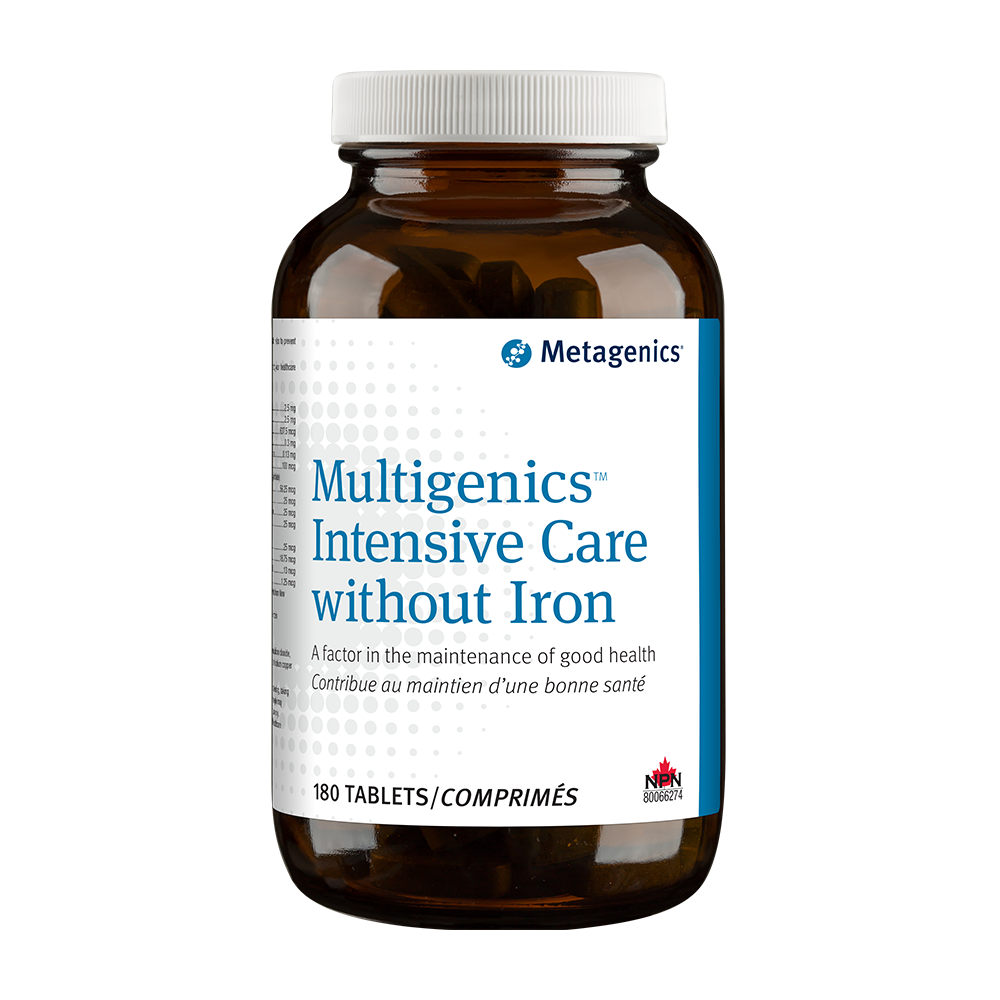 METAGENICS MULTIGENICS INTENSIVE CARE NO IRON 180 TABS