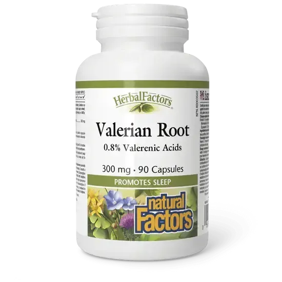 NATURAL FACTORS VALERIAN ROOT (300MG) 90 CAPS