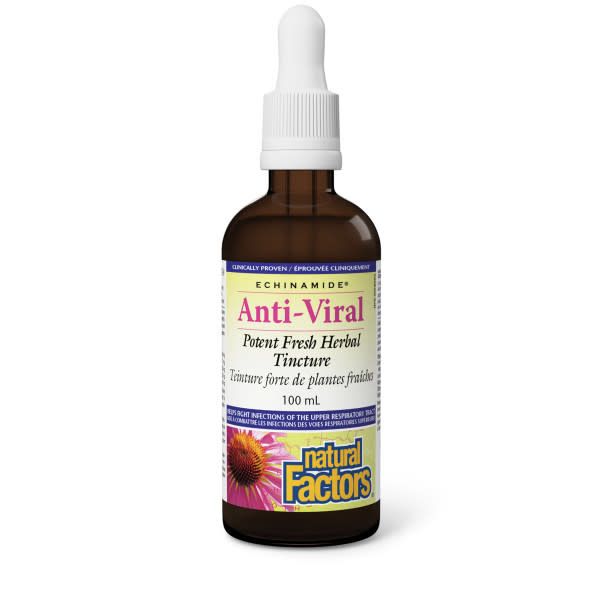 NATURAL FACTORS ECHINAMIDE ANTI-VIRAL TINCTURE 100ML