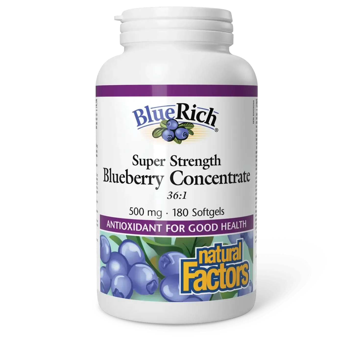 NATURAL FACTORS BLUERICH 500MG 180 SOFTGEL