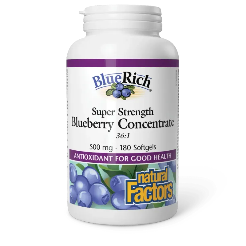 NATURAL FACTORS BLUERICH 500MG 180 SOFTGEL