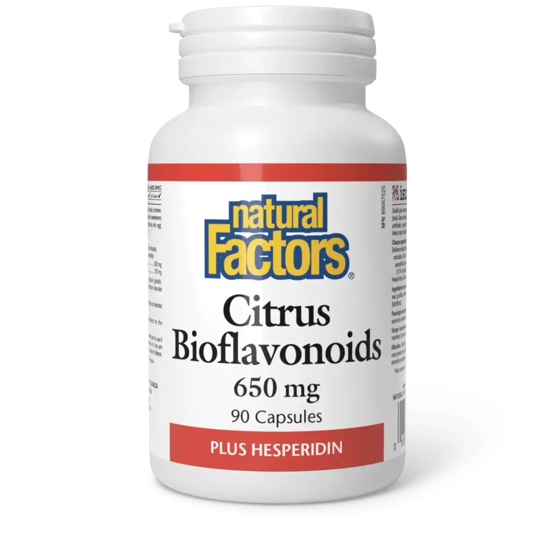 NATURAL FACTORS CITRUS BIOFLAVONOIDS 650MG 90 CAPS