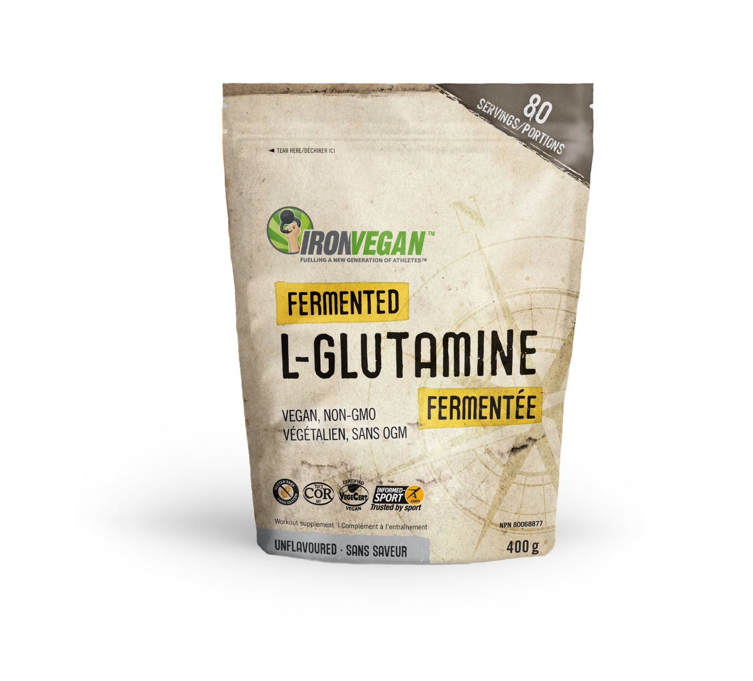 IRON VEGAN FERMENTED GLUTAMINE 400G