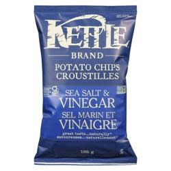 KETTLE SEA SALT &amp; VINEGAR 198G
