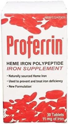 MFI PROFERRIN (HEME) 30 TABLETS MFI PROFERRIN (HEME) 30 TABLETS