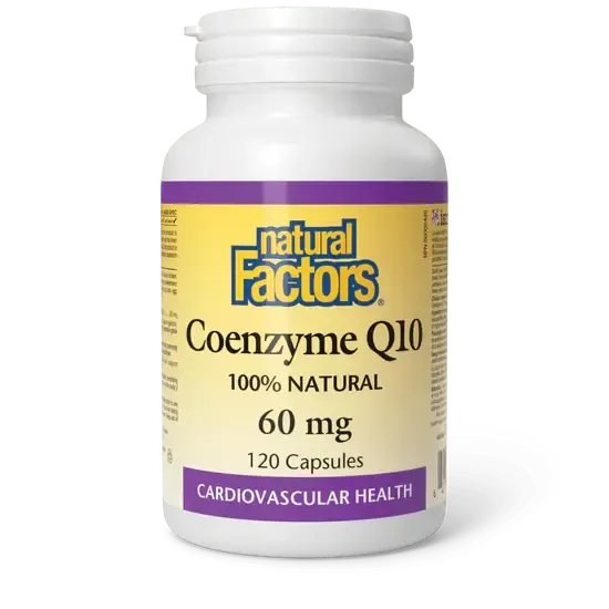 NATURAL FACTORS COQ10 60MG 140 VEGICAPS (BONUS SIZE)