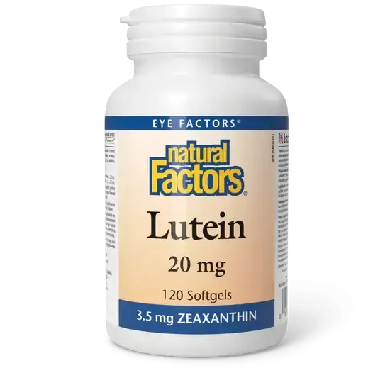 NATURAL FACTORS LUTEIN 20MG 120 CAPS