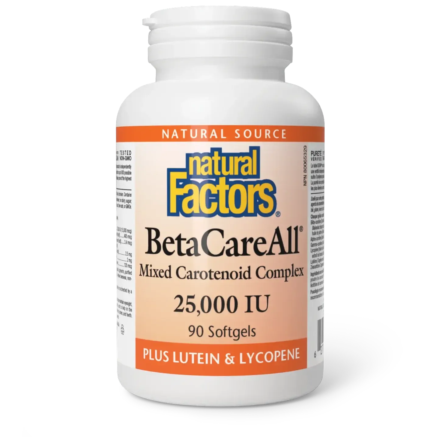 NATURAL FACTORS BETACAREALL (25,000IU) 90 SOFTGELS