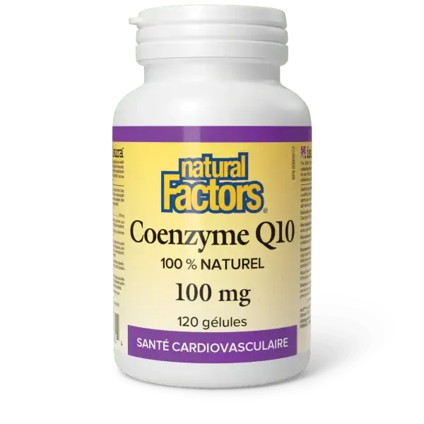 NATURAL FACTORS COQ10 100MG 120 SOFTGELS