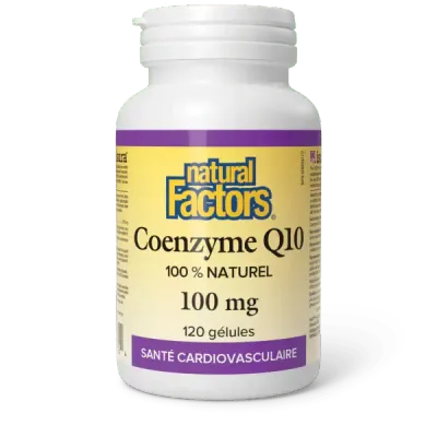 NATURAL FACTORS COQ10 100MG 120 SOFTGELS