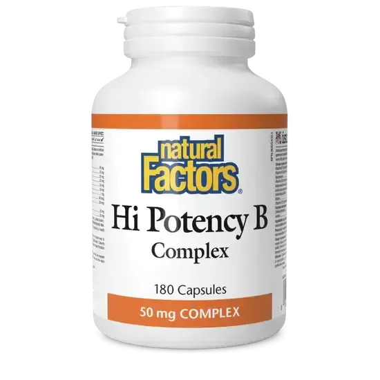 NATURAL FACTORS HI POTENCY B COMPLEX 180 CAPS