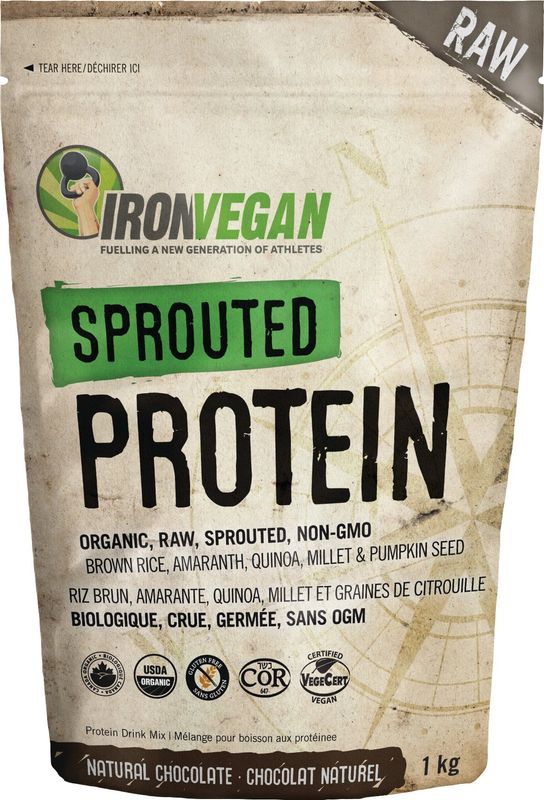 IRON VEGAN SPROUTED CHOCOLATE PROTEIN 1KG