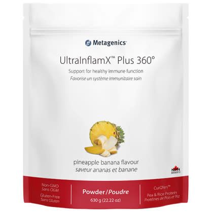 METAGENICS ULTRAINFLAMX PLUS 360 PINEAPPLE BANANA (14 SERVINGS)
