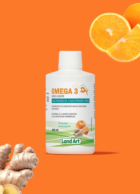 LAND ART OMEGA 3 - ORANGE GINGER - 500ML