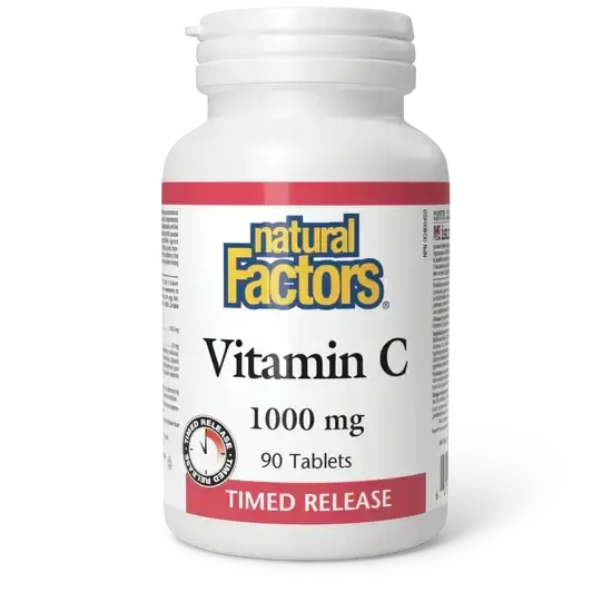 NATURAL FACTORS VITAMIN C 1000MG TIME RELEASE 90 TABS