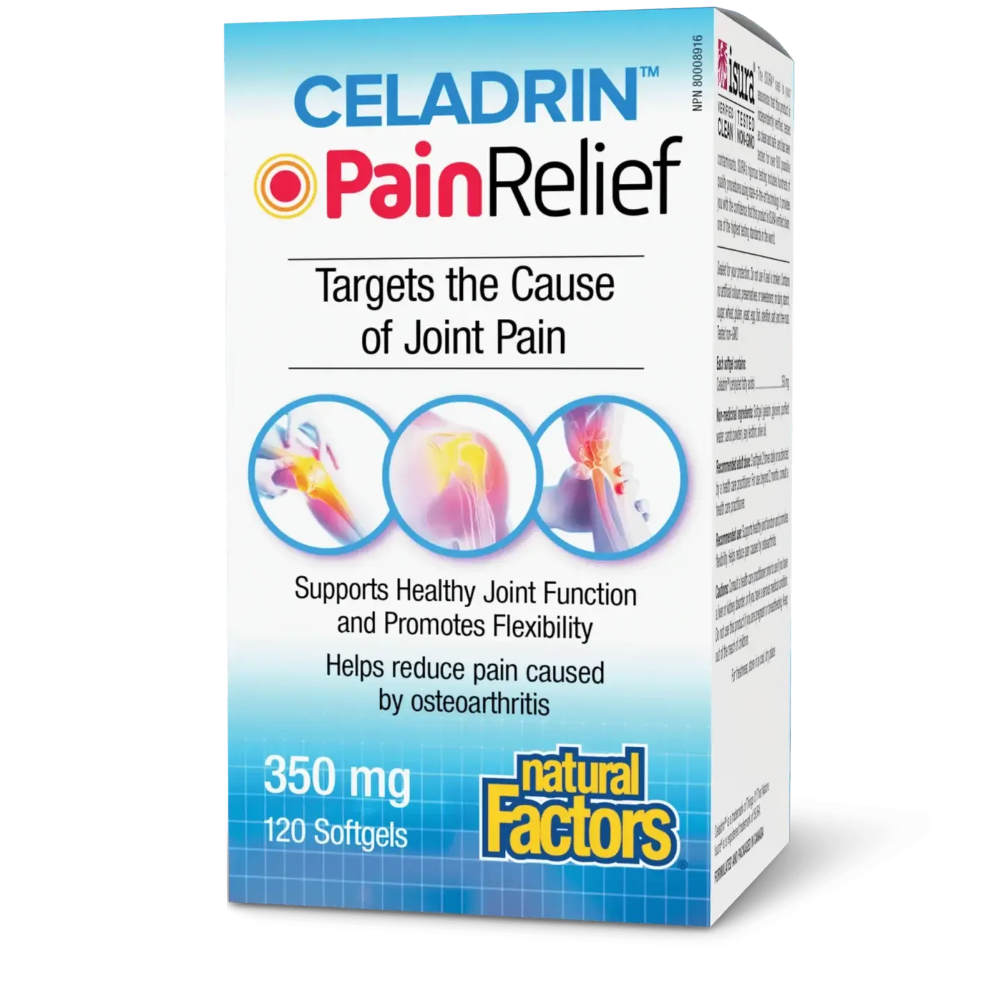 NATURAL FACTORS CELADRIN 350MG 90 SOFTGELS