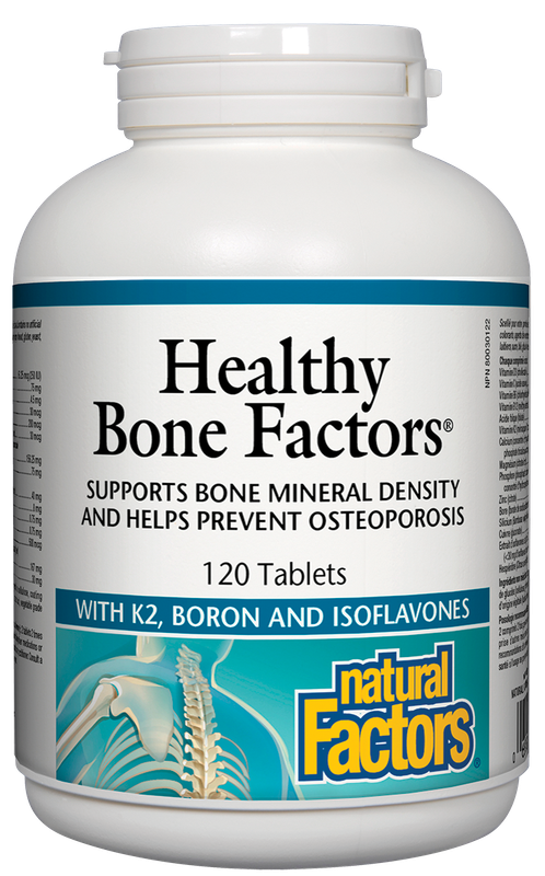 NATURAL FACTORS HEALTHY BONE FACTORS 120 TABS