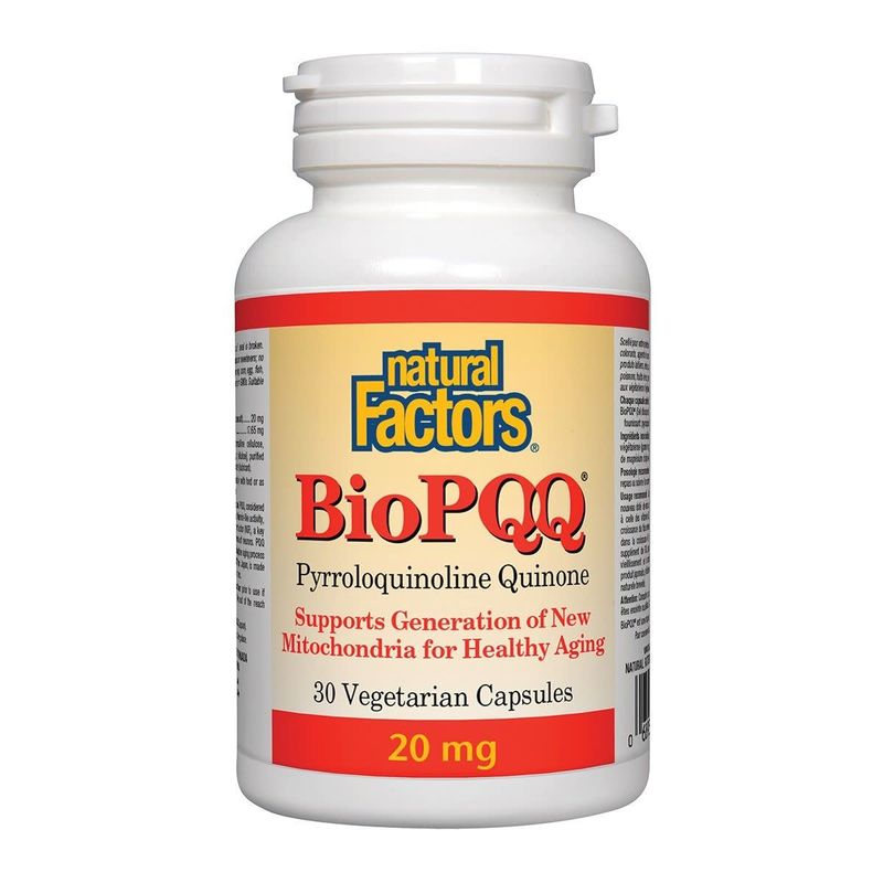 NATURAL FACTORS BIO PQQ (20MG) 30 VEGICAPS