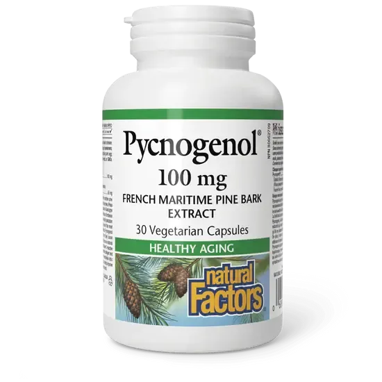 NATURAL FACTORS PYCNOGENOL 100MG 30 VEGICAPS