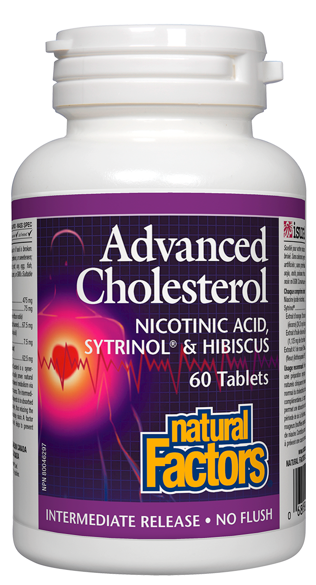 NATURAL FACTORS ADVANCED CHOLESTEROL 60 TABS