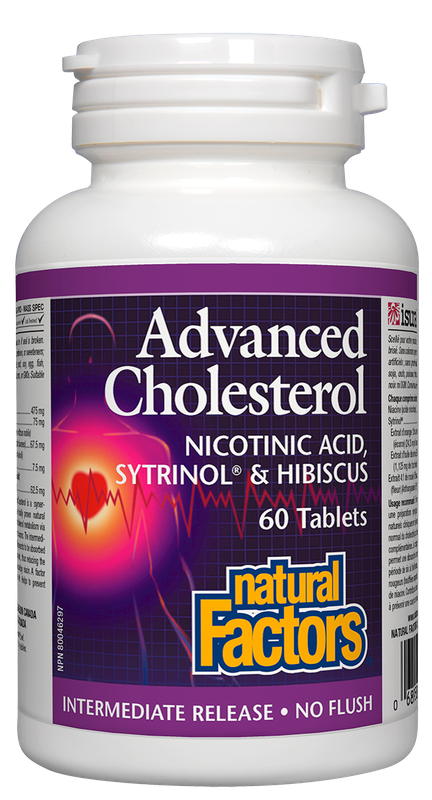 NATURAL FACTORS ADVANCED CHOLESTEROL 60 TABS